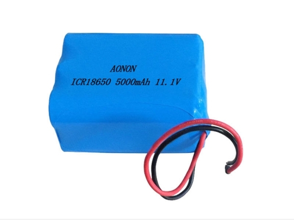 11.1V 5000mAh 18650-3S2P智能门锁电池